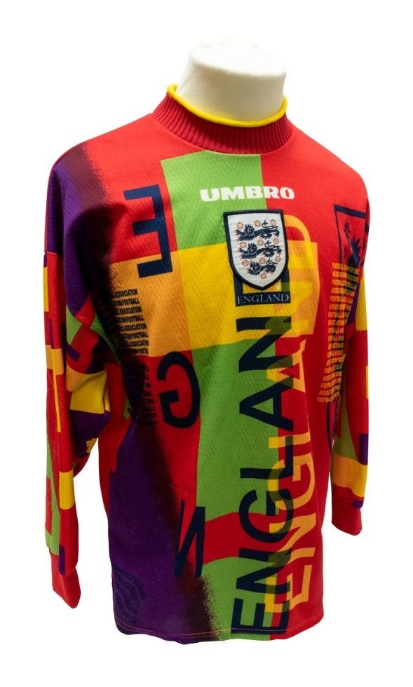 Equipación de portero de Inglaterra 1996