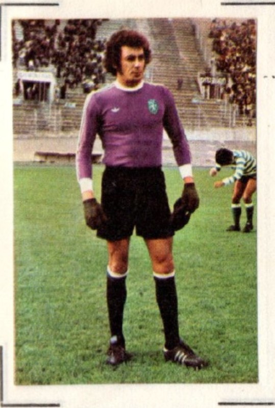 Equipación de portero de Sporting de Portugal 77-78