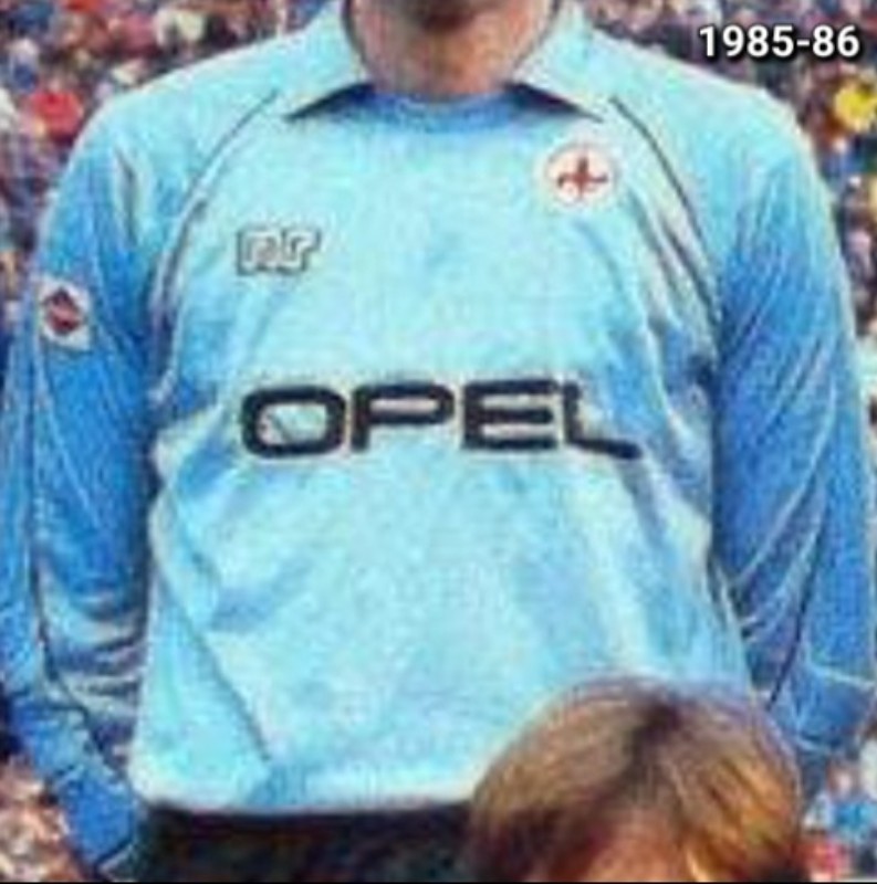 Equipación de portero de Fiorentina 85-86