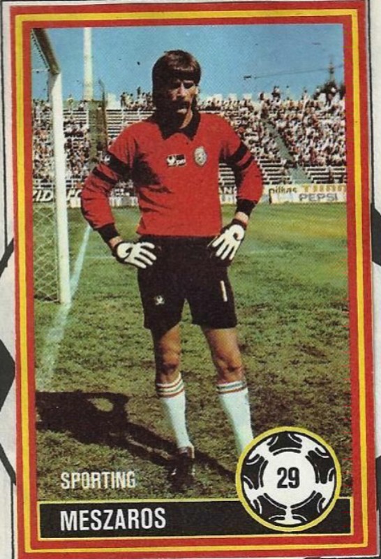 Equipación de portero de Sporting de Portugal 81-82