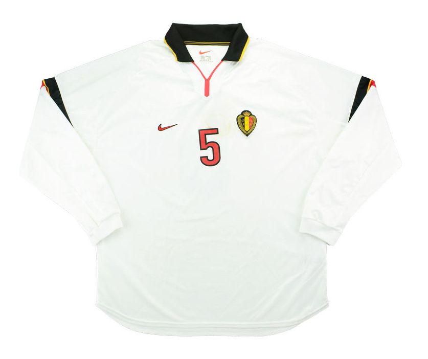 Segunda equipación de Bélgica 1999