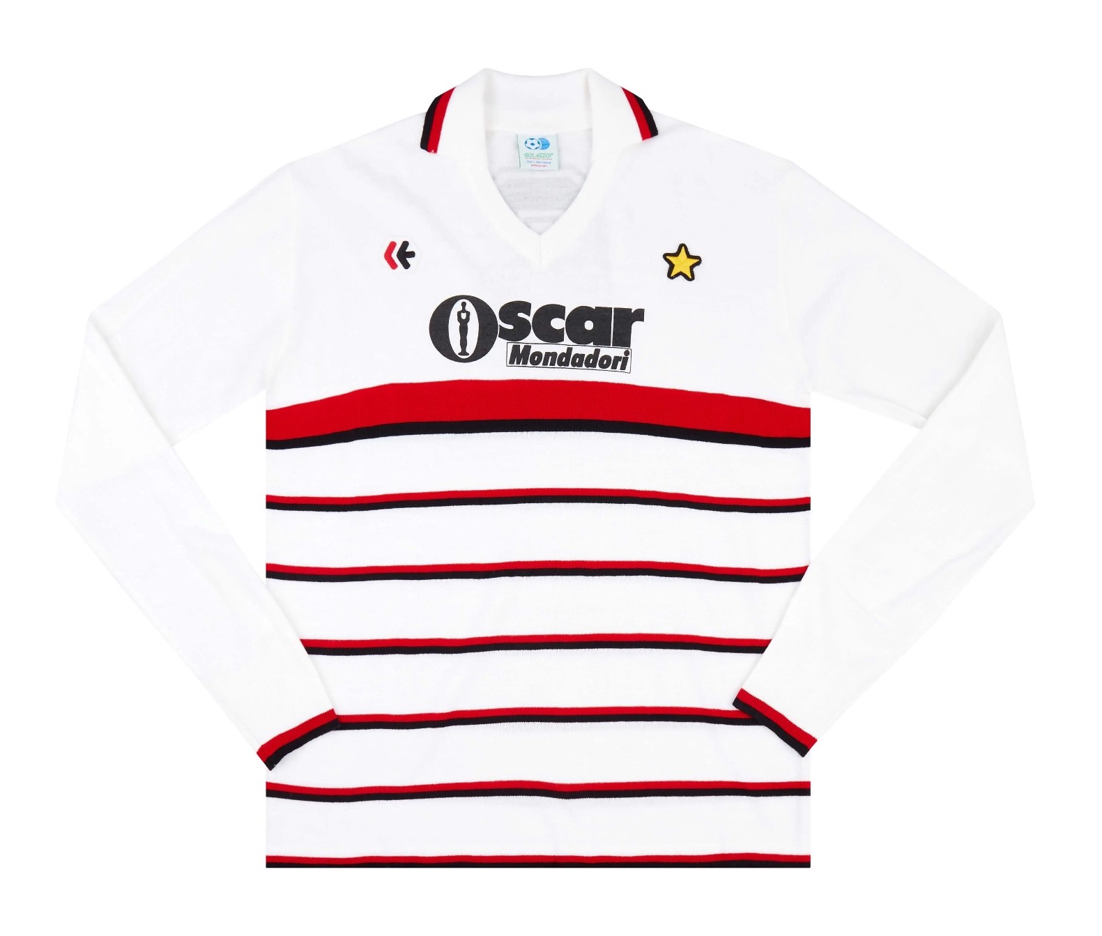 Segunda equipación de Milan 84-85