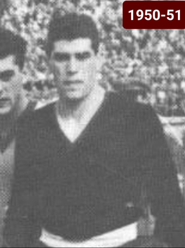 Equipación de portero de Roma 1950-51