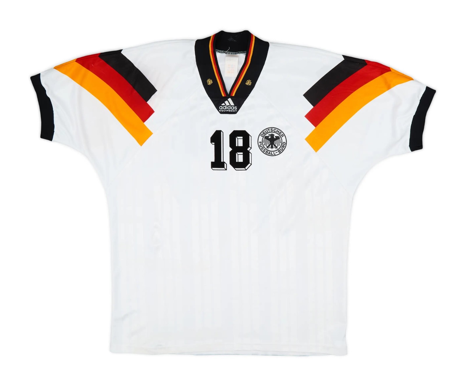 Primera equipación de Alemania 1992