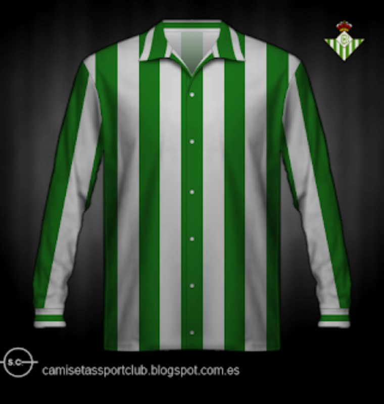 Primera equipación de Real Betis 1950-51