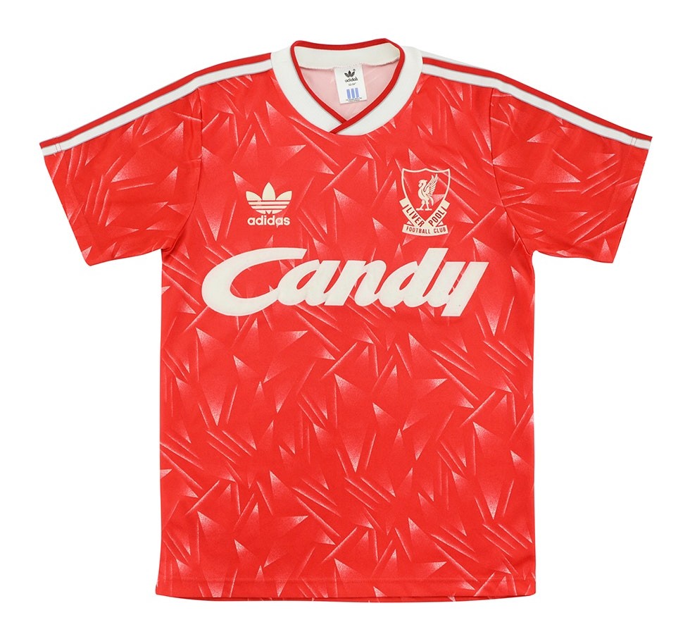 Primera equipación de LiverpoolFC 90-91