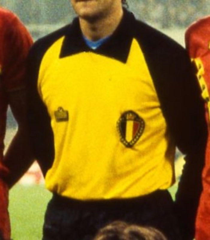 Equipación de portero de Bélgica 1982