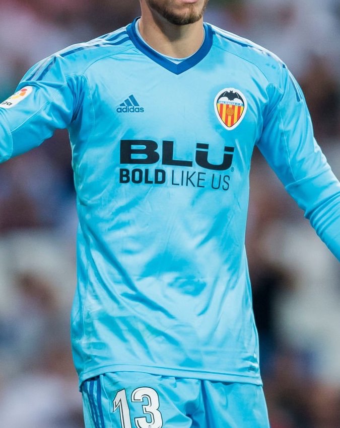 Equipación de portero de Valencia 17-18