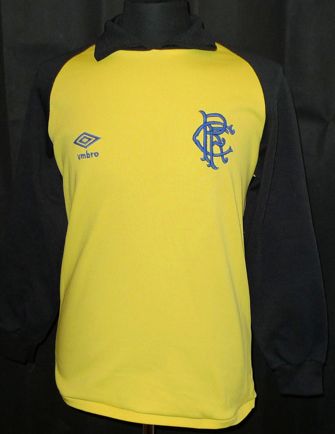 Equipación de portero de Glasgow Rangers 83-84