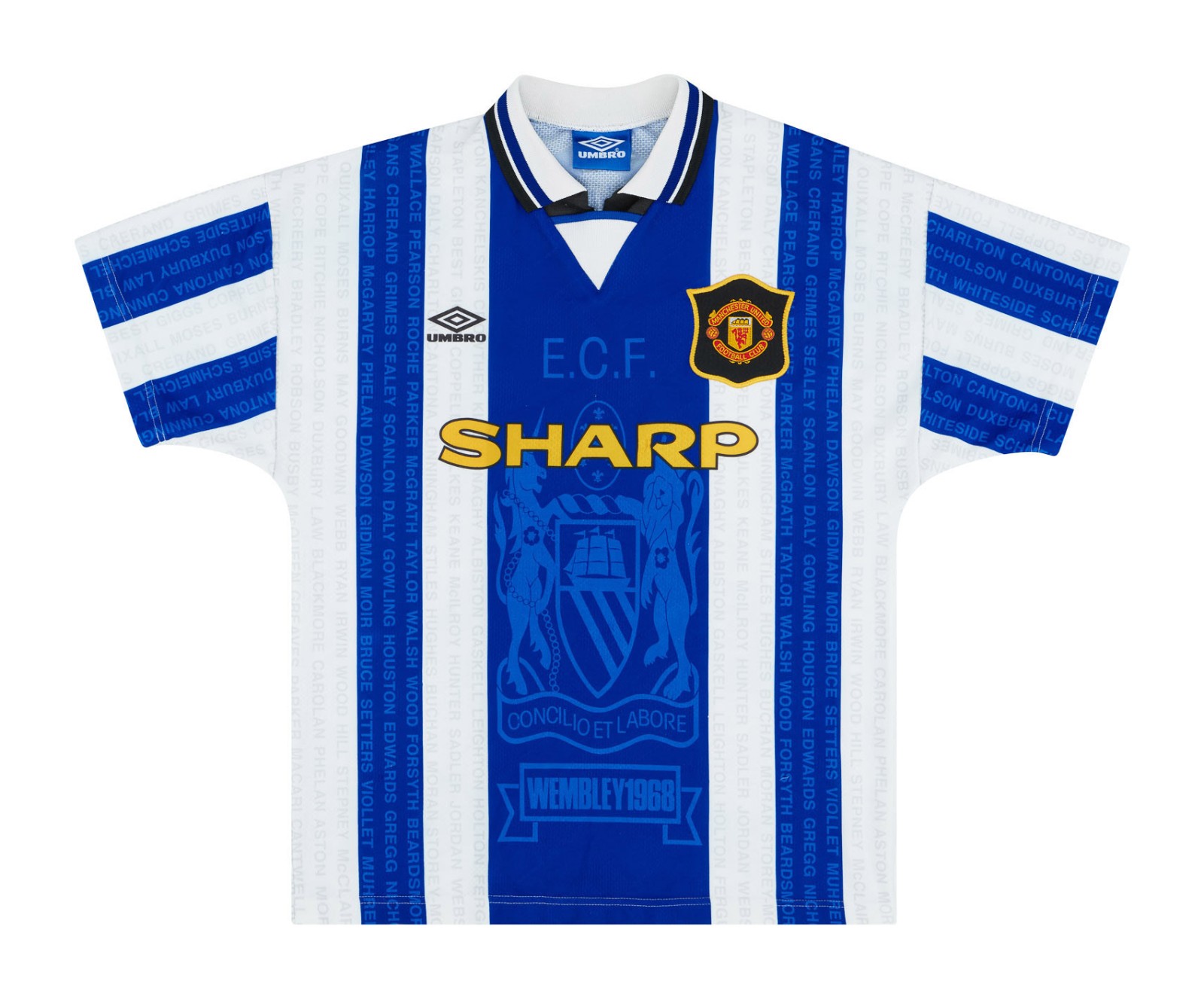 Tercera equipación de Manchester United 94-95