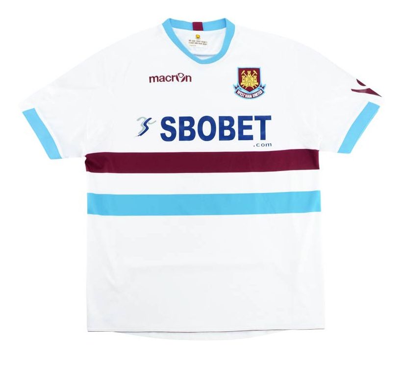 Segunda equipación de West Ham United 10-11