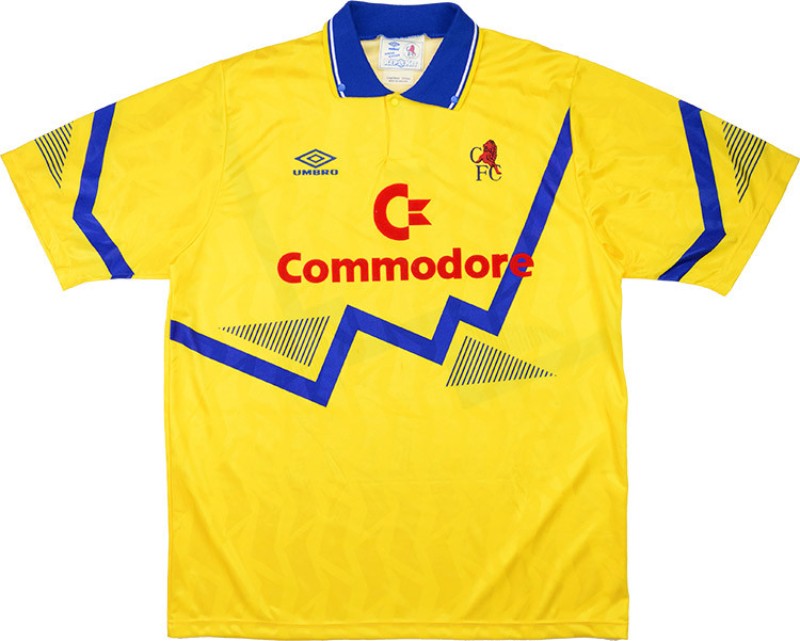 Tercera equipación de Chelsea 92-93