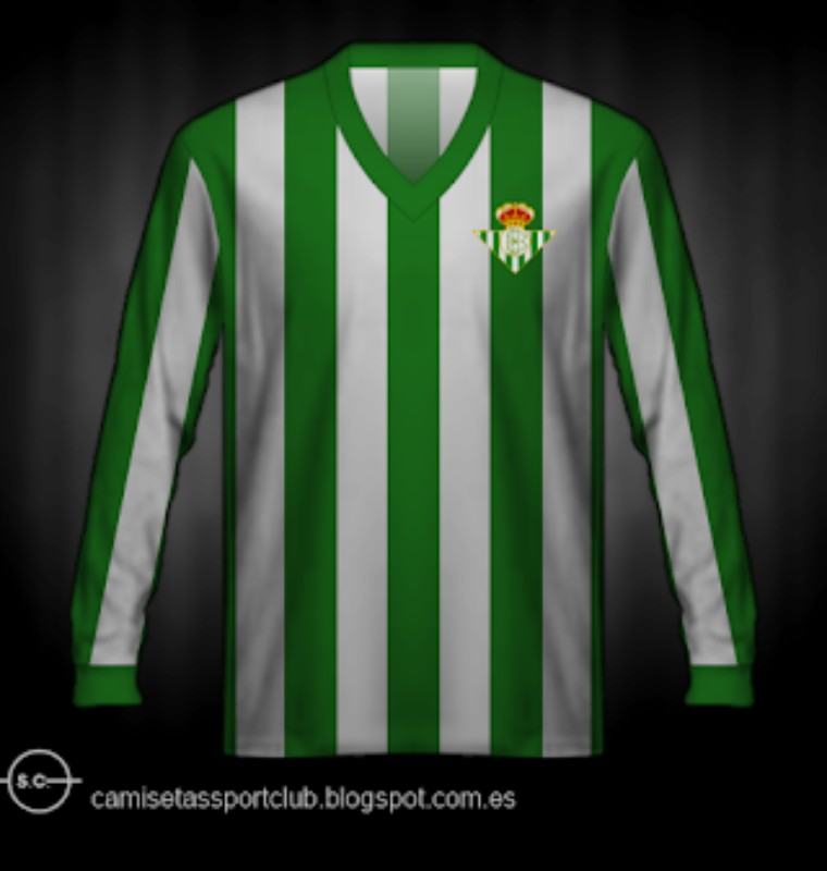 Primera equipación de Real Betis 59-60