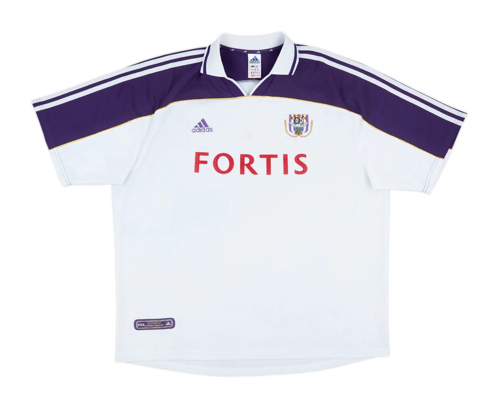 Primera equipación de Anderlecht 00-01