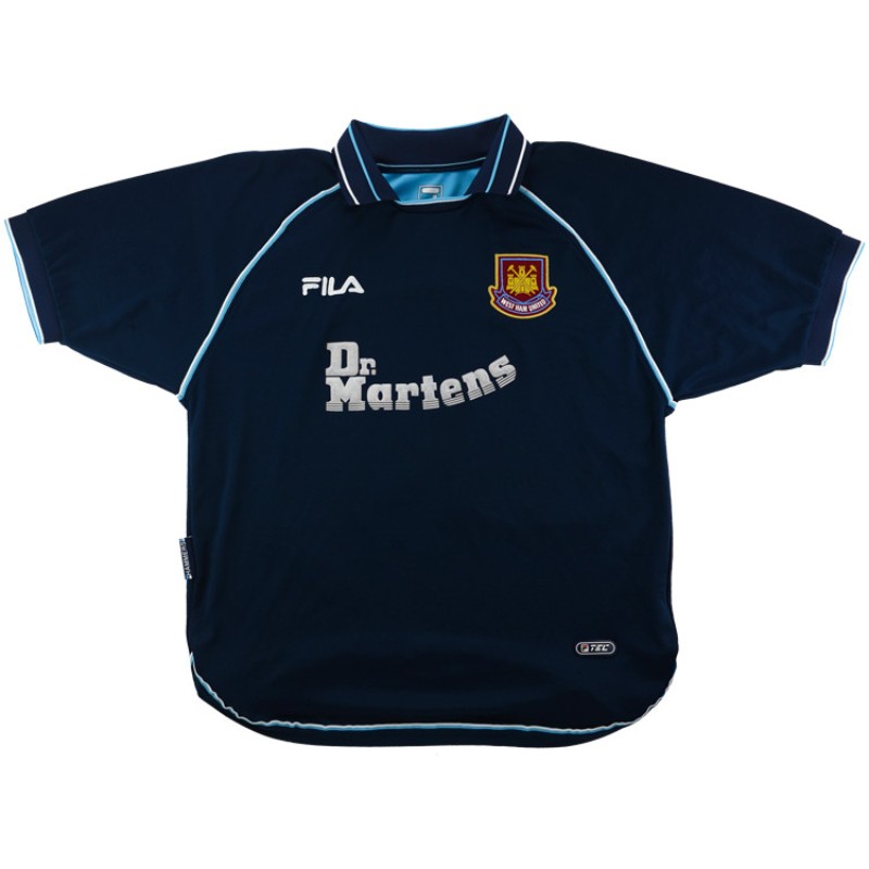 Tercera equipación de West Ham United 00-01