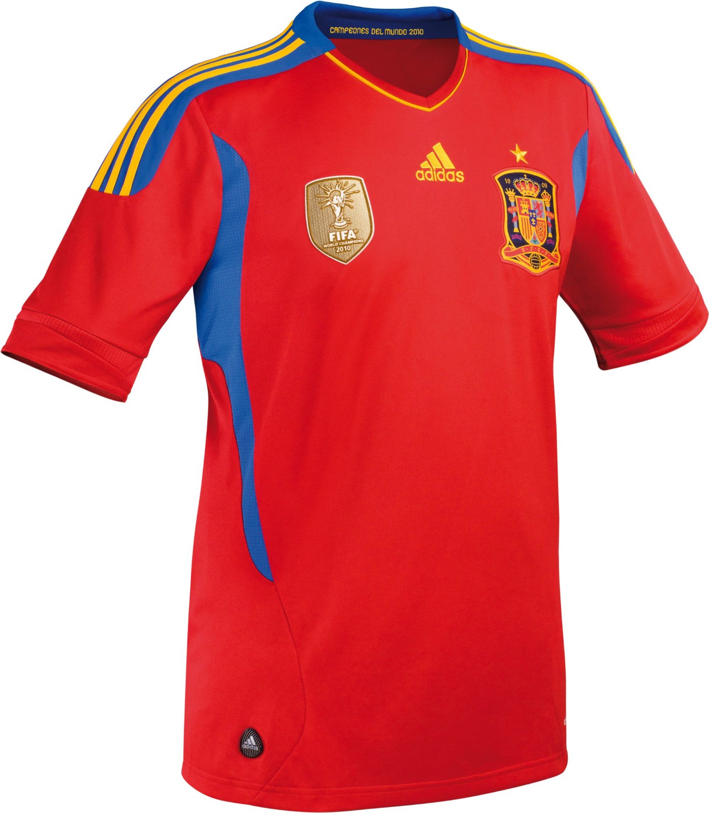Primera equipación de España 2011