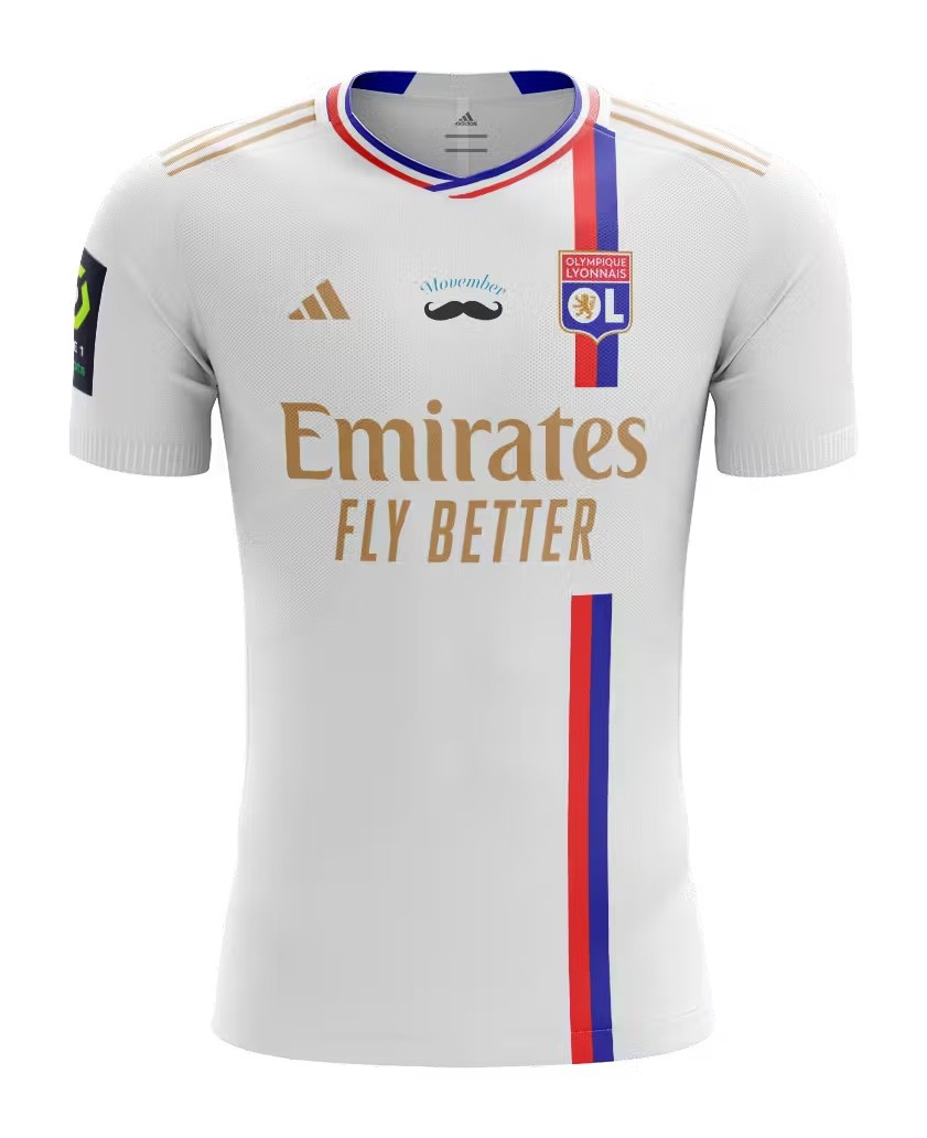 Primera equipación de Olympique de Lyon 23-24