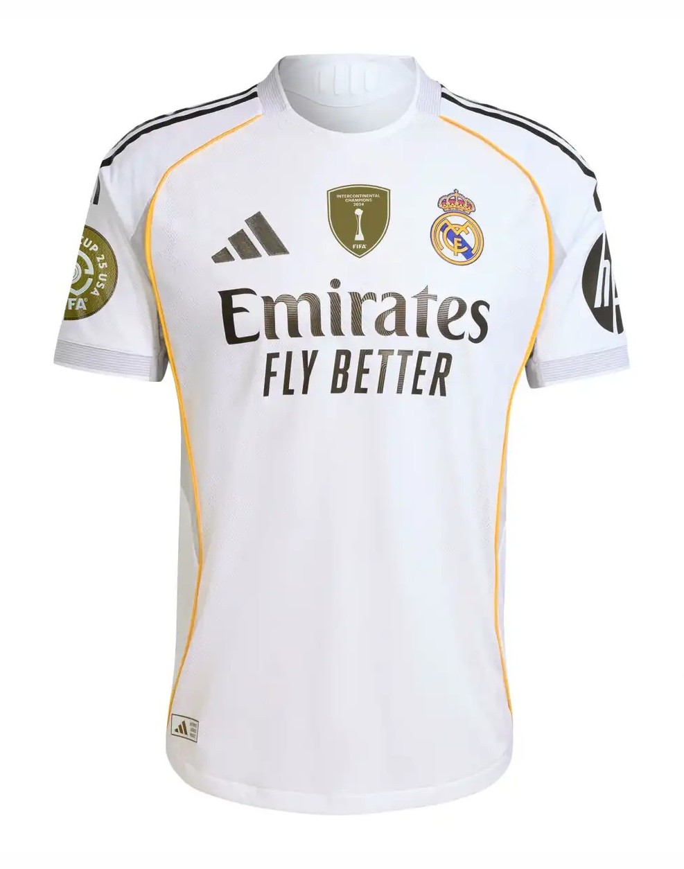 Primera equipación de Real Madrid 2025