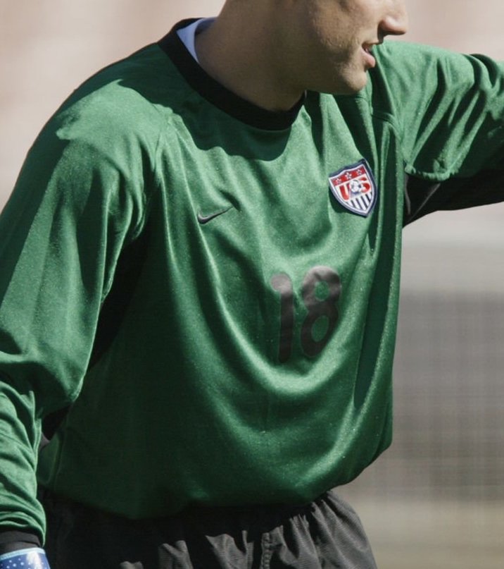 Equipación de portero de Estados Unidos 2000