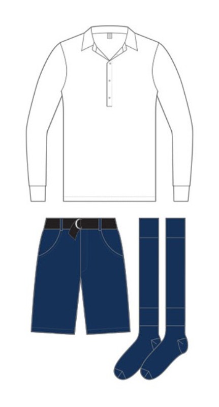 Primera equipación de Man City 1892-93