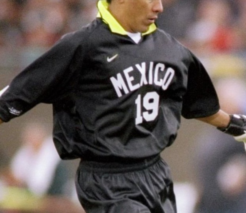 Equipación de portero de México 1996