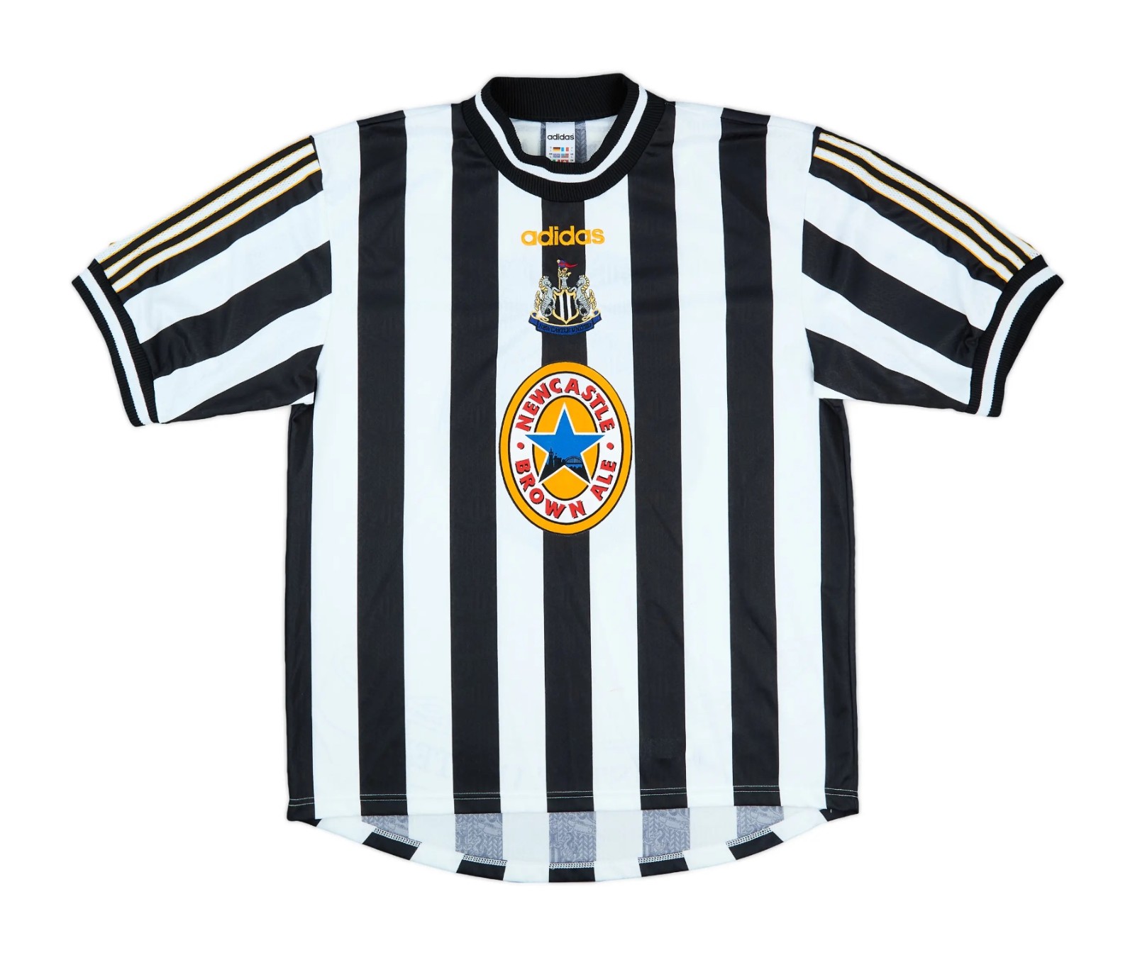 Primera equipación de Newcastle 97-98