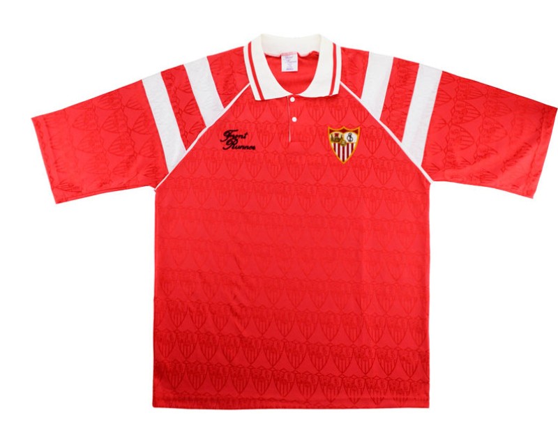 Segunda equipación de Sevilla FC 92-93