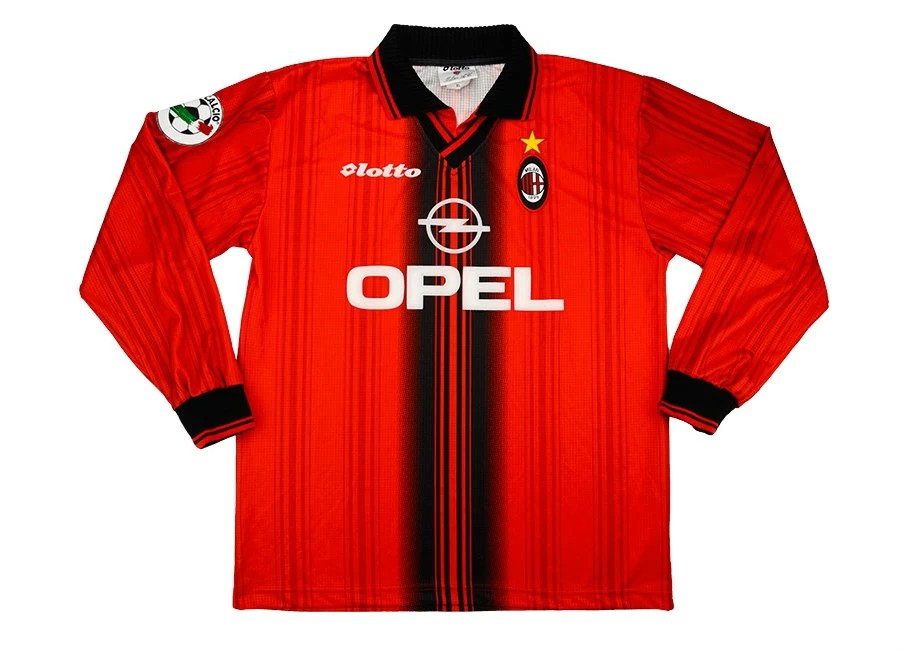 Tercera equipación de Milan 97-98