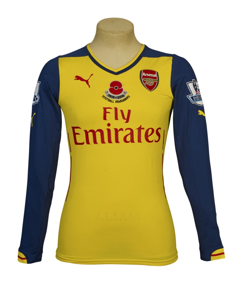 Segunda equipación de Arsenal 14-15