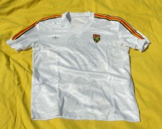 Segunda equipación de Bélgica 1976