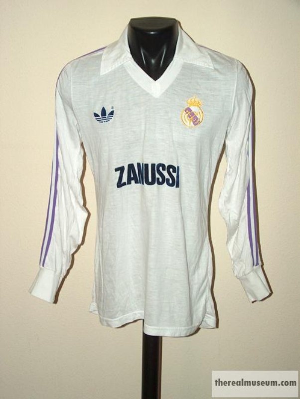 Primera equipación de Real Madrid 84-85