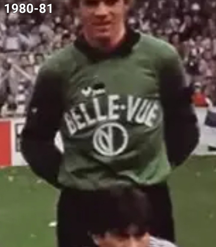 Equipación de portero de Anderlecht 80-81
