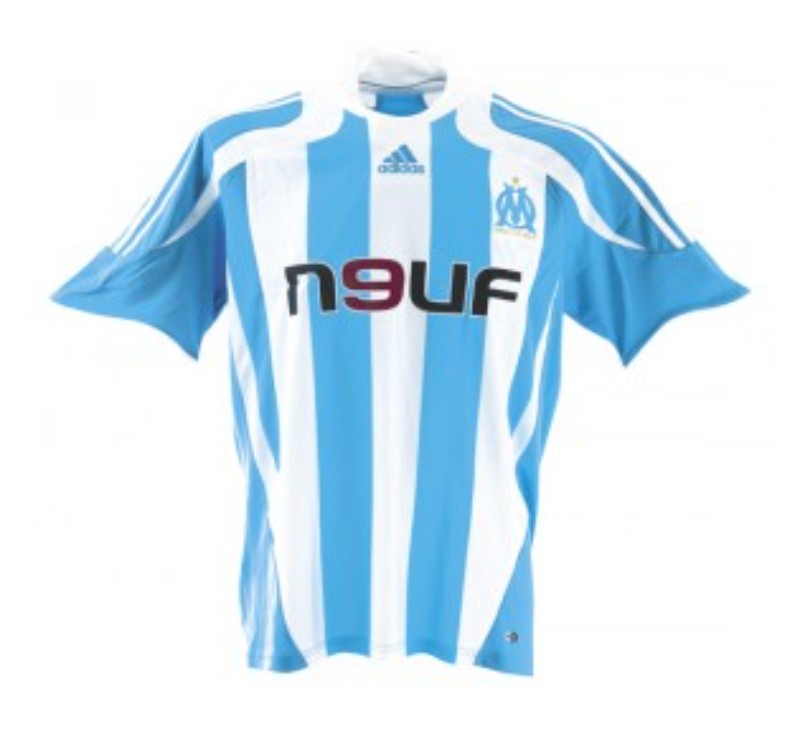 Segunda equipación de Olympique de Marsella 07-08