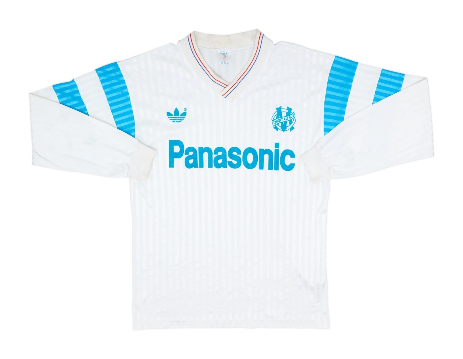 Primera equipación de Olympique de Marsella 90-91