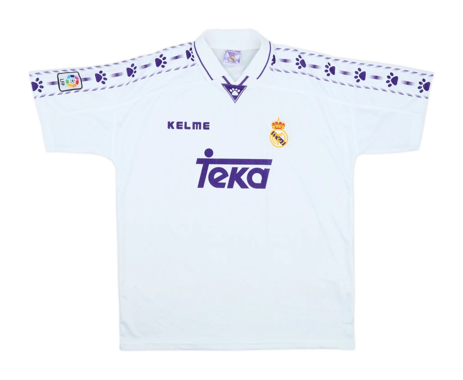 Primera equipación de Real Madrid 96-97
