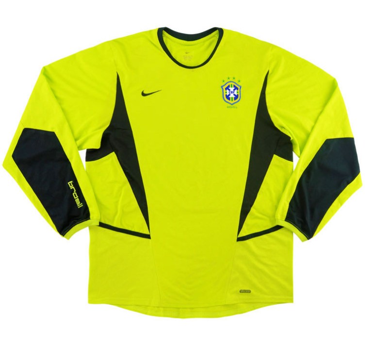 Equipación de portero de Brasil 2002