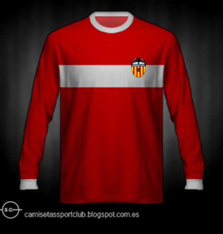 Segunda equipación de Valencia 66-67