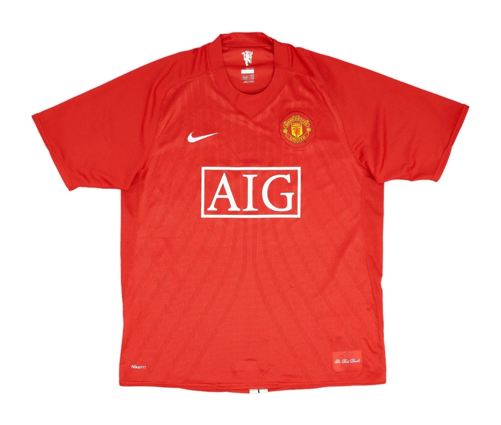 Primera equipación de Manchester United 08-09