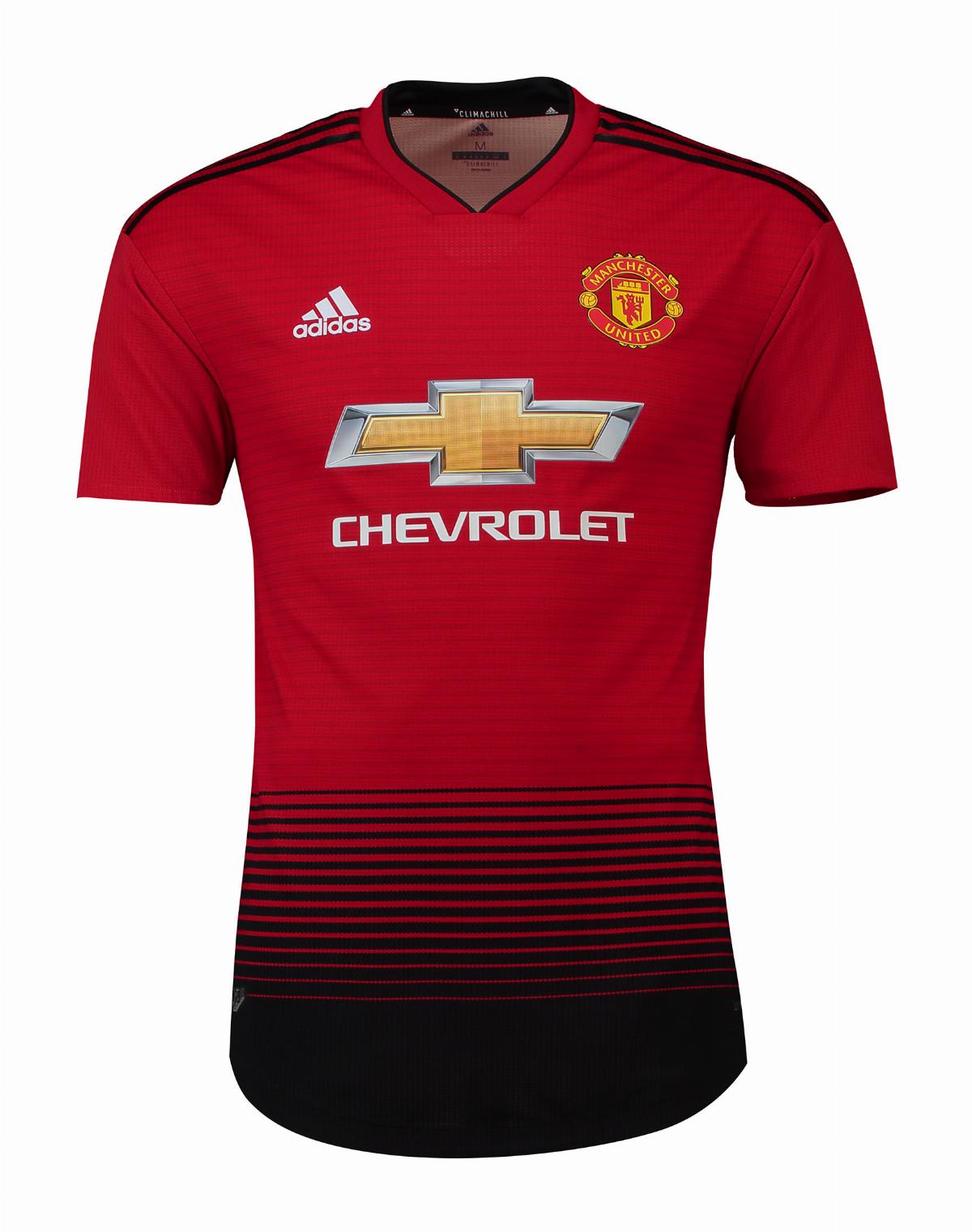 Primera equipación de Manchester United 18-19