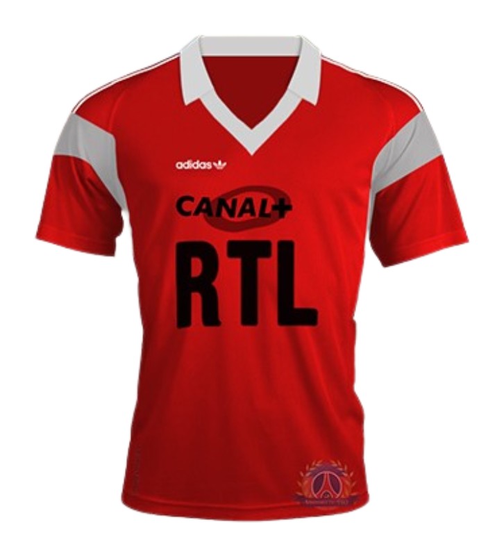 Tercera equipación de Paris Saint-Germain 86-87