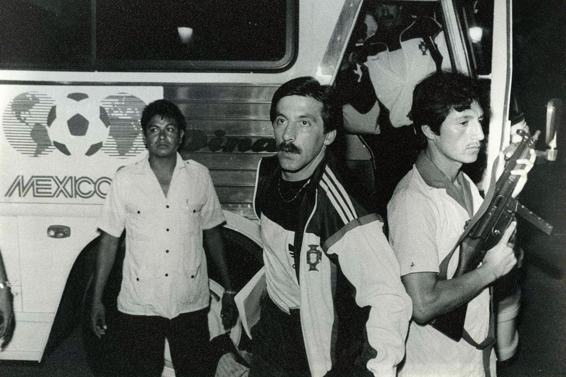 Portugal 1986 Entrenamiento 4