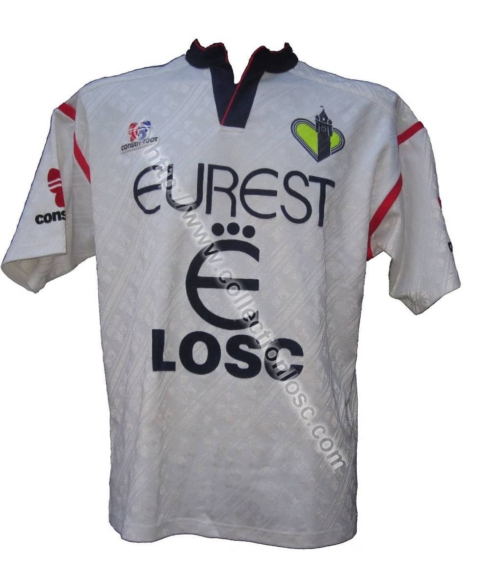 Primera equipación de Lille 90-91