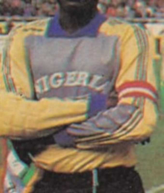 Equipación de portero de Nigeria 1990