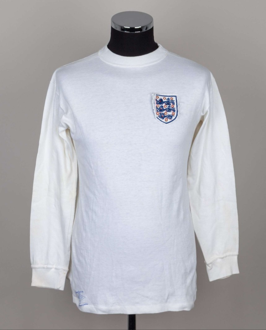 Primera equipación de Inglaterra 1972