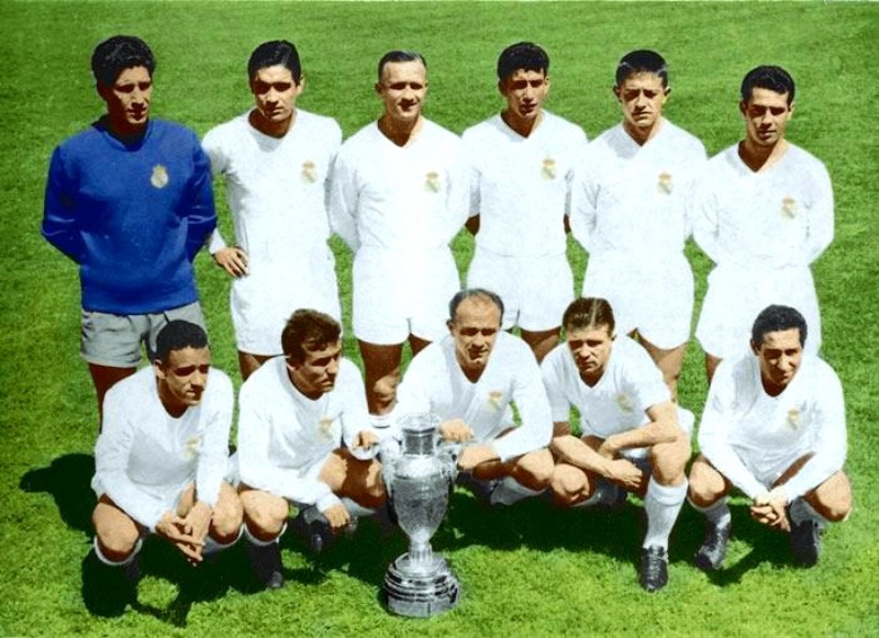 Equipación de portero de Real Madrid 60-61