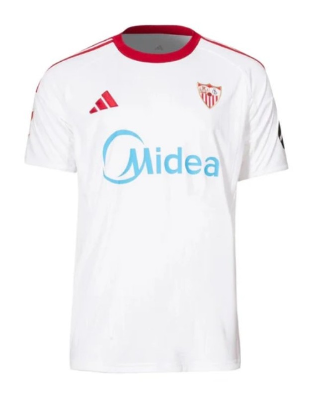 Primera equipación de Sevilla FC 25-26