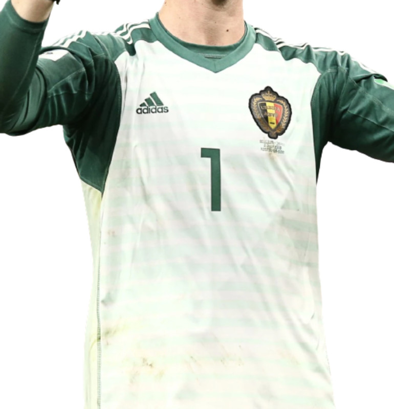 Equipación de portero de Bélgica 2018