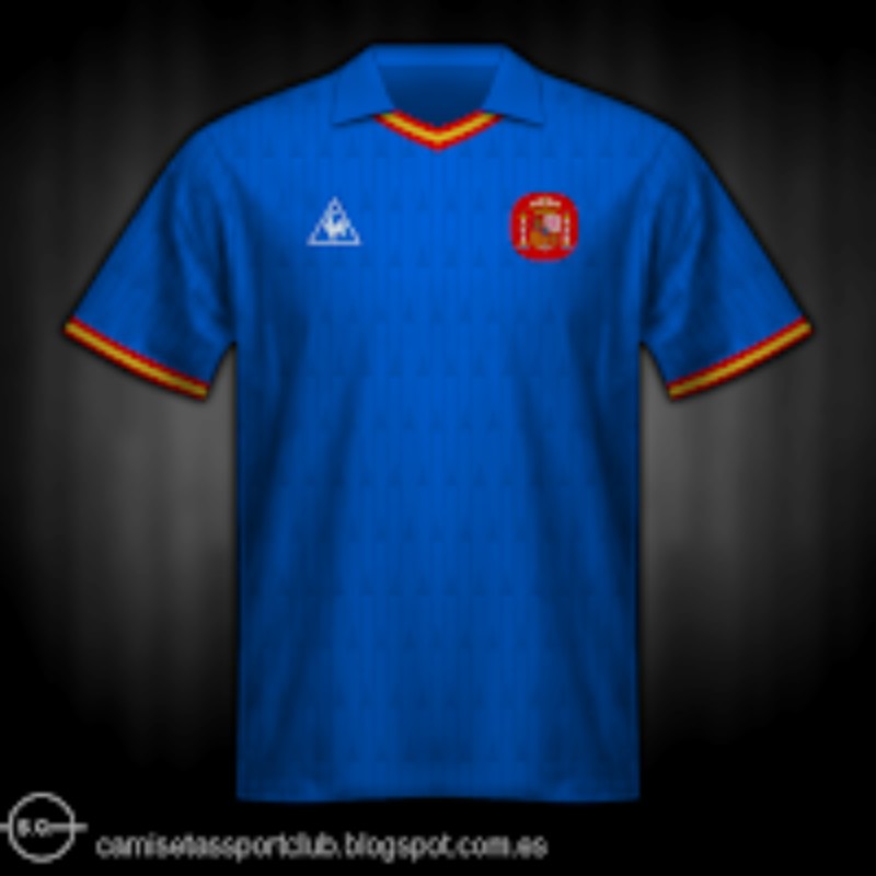 Tercera equipación de España 1988