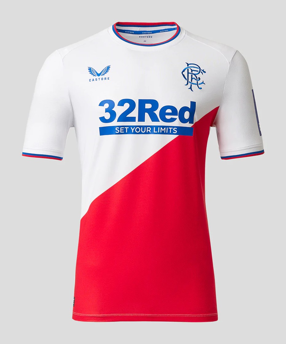 Segunda equipación de Glasgow Rangers 22-23