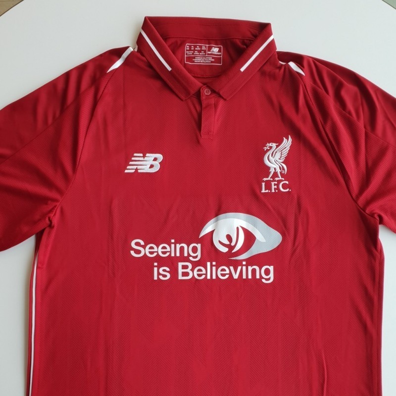 Primera equipación de LiverpoolFC 18-19
